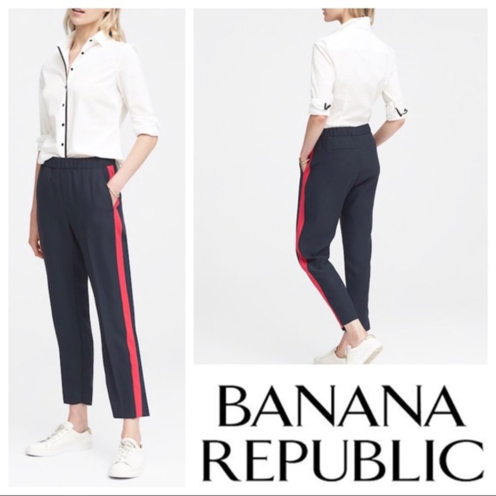 Banana Republic Hayden Tapered-Fit Pull-On Pants XS 3128